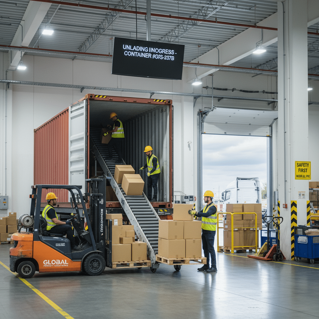 לוגיסטיקה פריקת מכולות: איך לייעל את העבודה בשטח