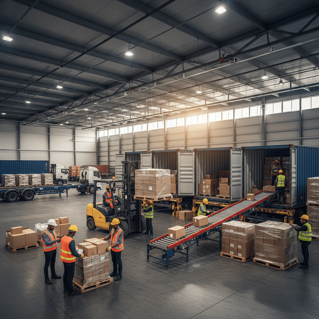 הובלת משטחים במרכז לעסקים שמחפשים פתרון לוגיסטי יעיל